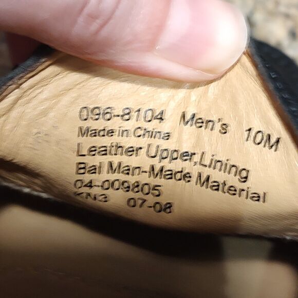 Chaps Men's Black Leather Kiltie Tassel Slip On Loafer Shoes 096-8104 Size 10M - Picture 12 of 12